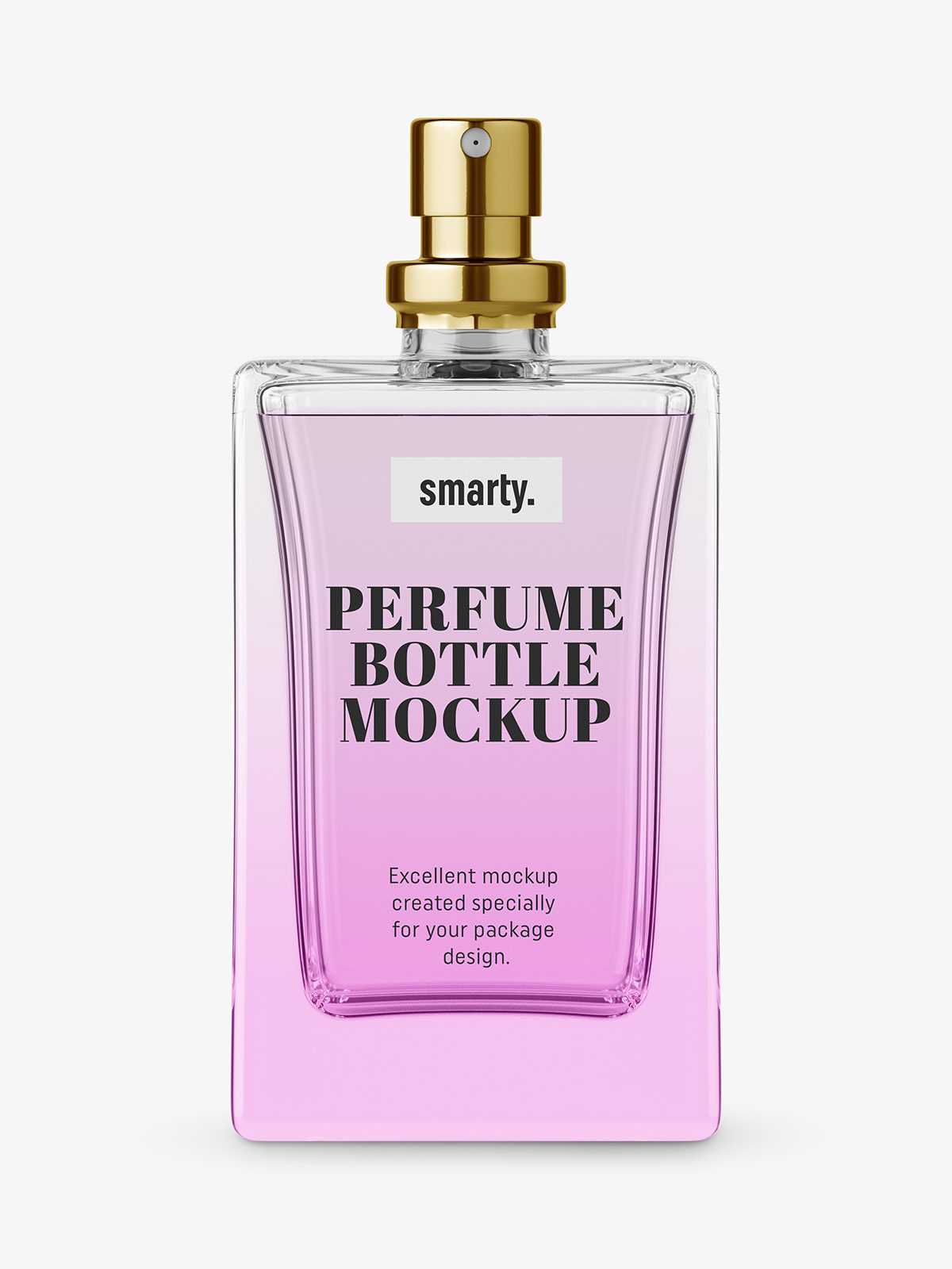 Perfume bottle mockup