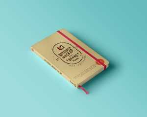 Perspective Simple Notepad Mockup