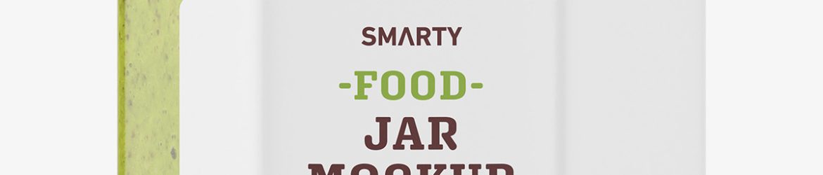 Pesto jar mockup