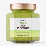 Pesto jar mockup