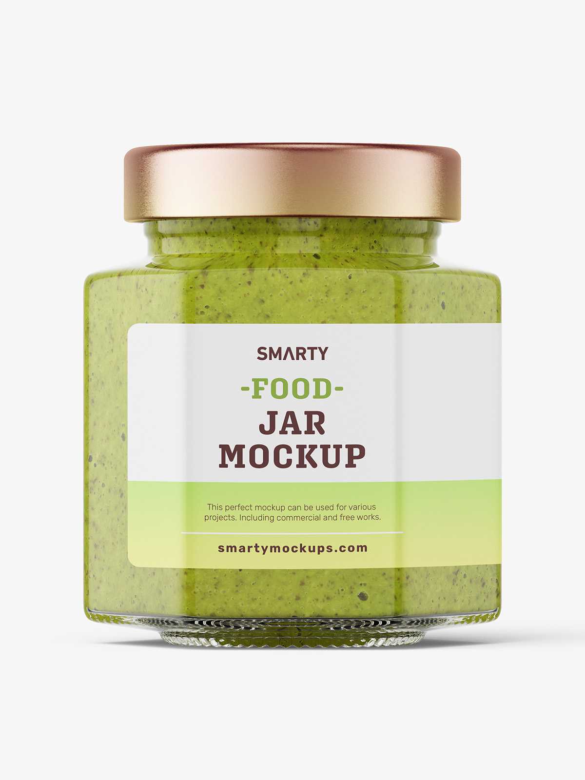 Pesto jar mockup
