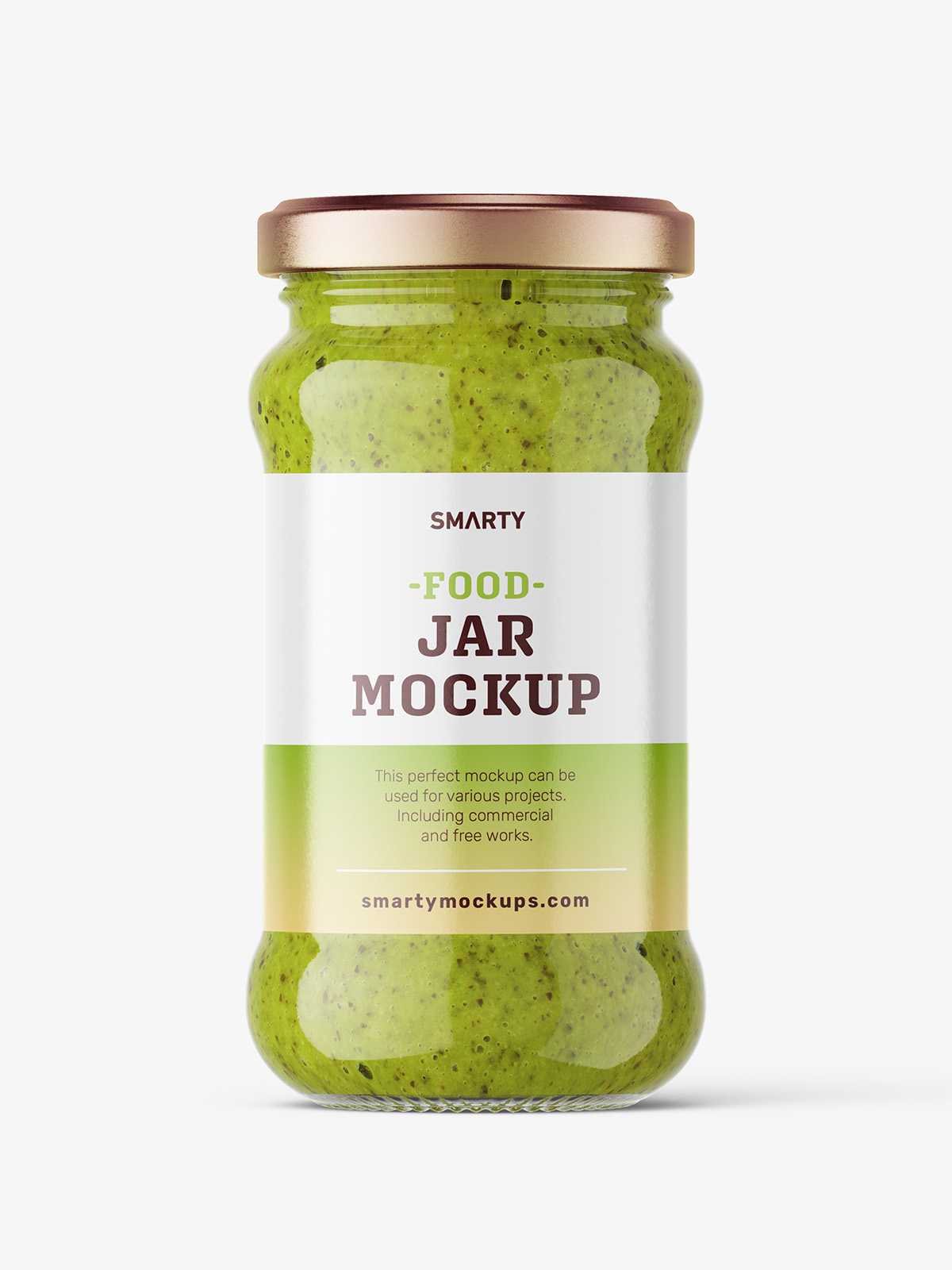 Pesto jar mockup