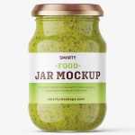 Pesto jar mockup