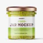 Pesto jar mockup