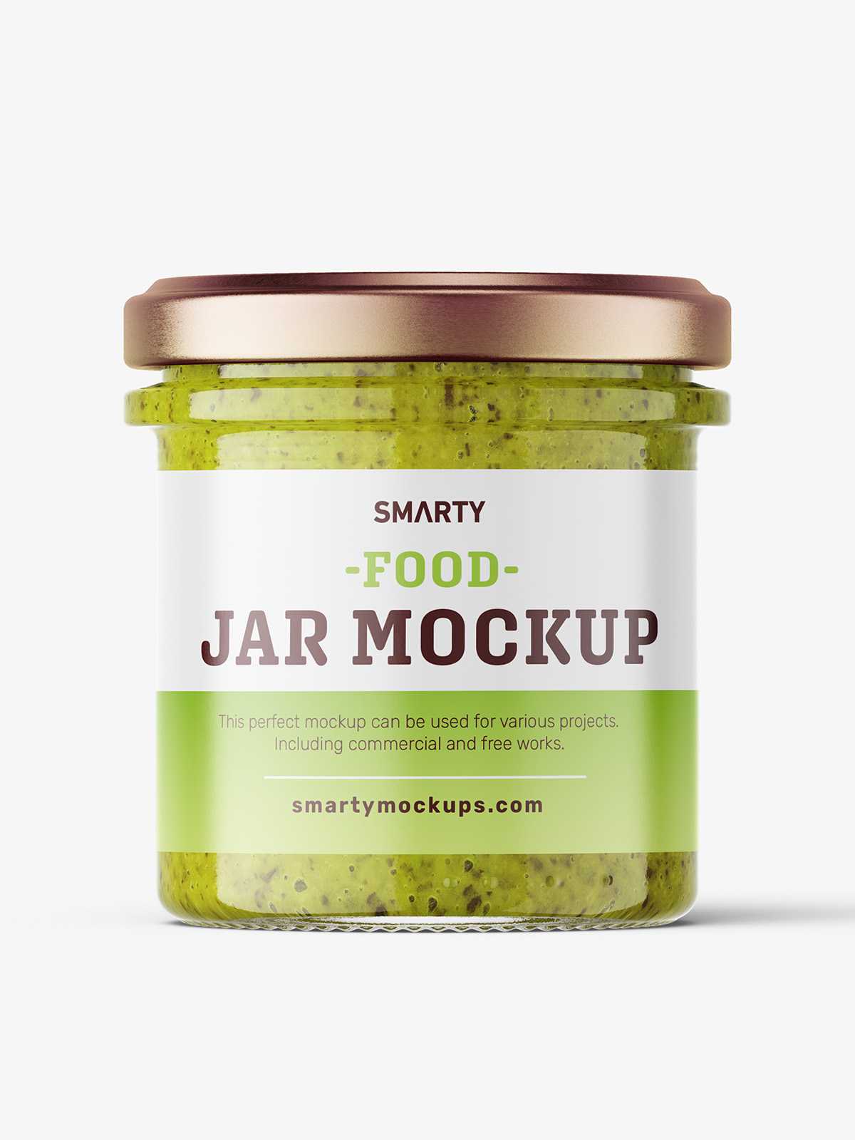 Pesto jar mockup