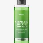 PET transparent bottle mockup / 100 ml