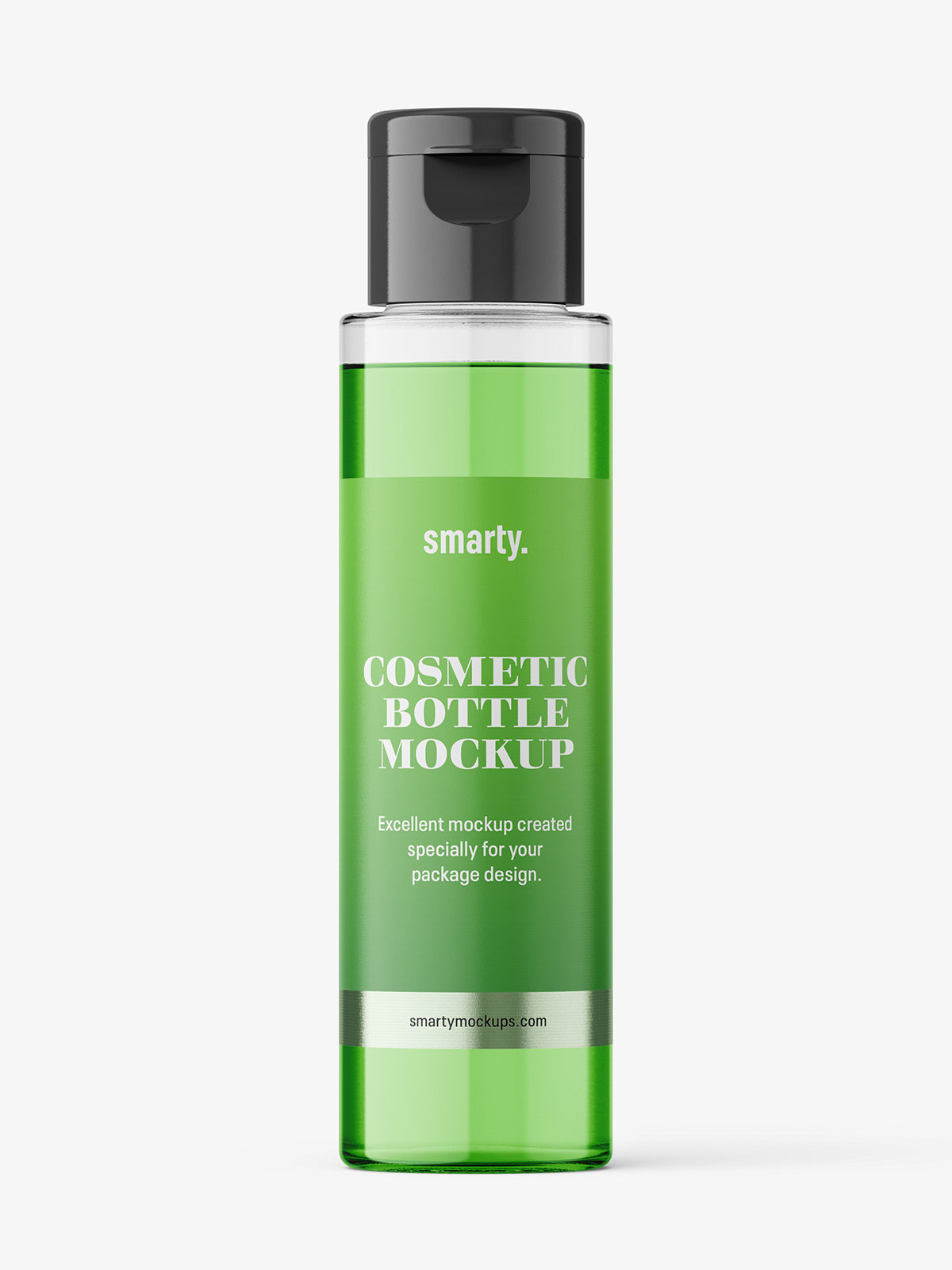 PET transparent bottle mockup / 30 ml