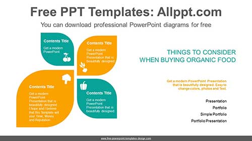 Petals Banner PowerPoint Diagram Template