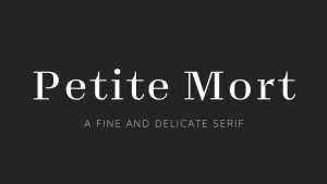 Petite Mort Font › Fontesk