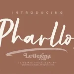 Pharllos Brush Font - Fonte Grátis Pharllos Brush Font