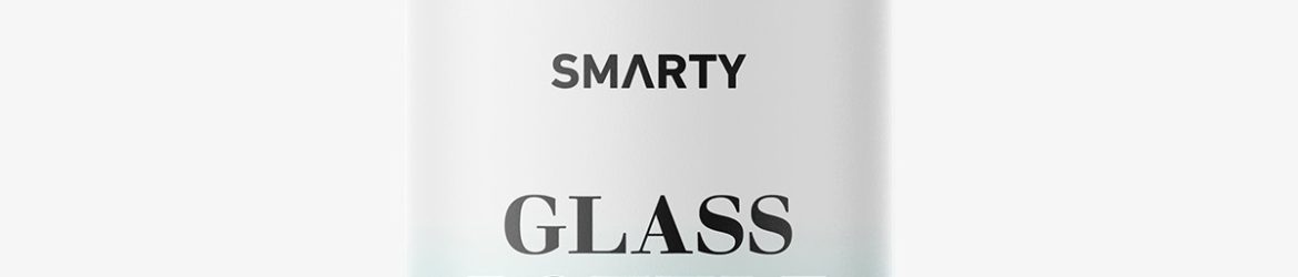 Pharmaceutical 100ml bottle mockup / clear