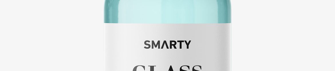 Pharmaceutical 30ml bottle mockup / clear