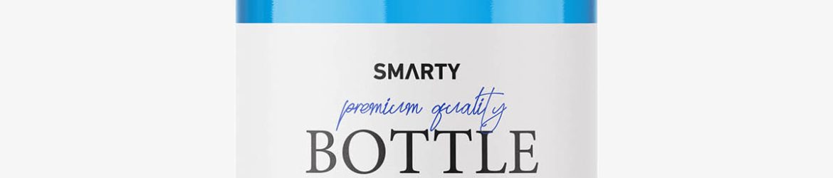 Pharmaceutical bottle mockup / clear