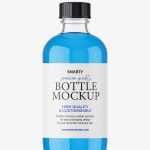 Pharmaceutical bottle mockup / clear
