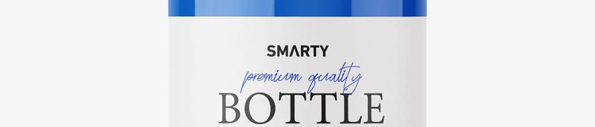 Pharmaceutical bottle mockup / glossy