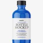 Pharmaceutical bottle mockup / glossy
