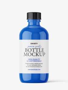 Pharmaceutical bottle mockup / glossy