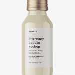 Pharmaceutical bottle mockup / glossy