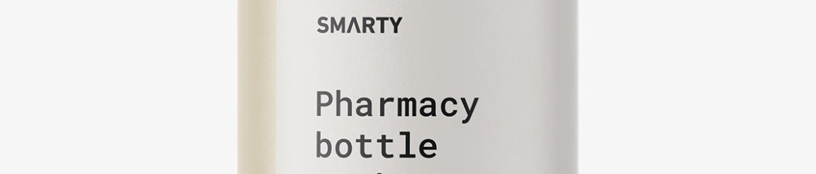 Pharmaceutical bottle mockup / matt