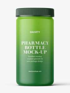 Pharmacy botte mockup / 100ct / Matt