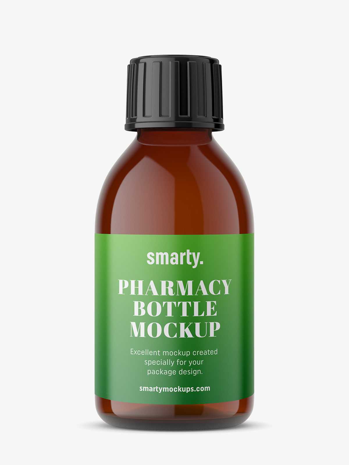 Pharmacy bottle mockup / 150 ml
