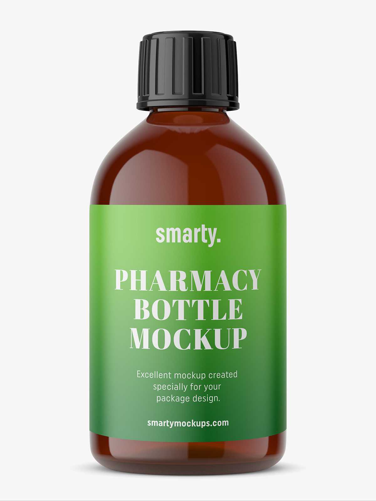 Pharmacy bottle mockup / 250 ml