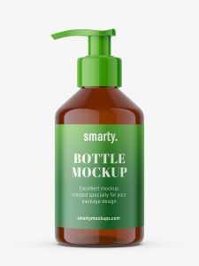 Pharmacy bottle with pump