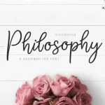 Philosophy Script Font - Fonte Grátis Philosophy Script Font