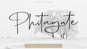 Phitagate Font › Fontesk