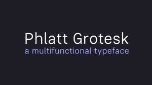 Phlatt Grotesk Font › Fontesk