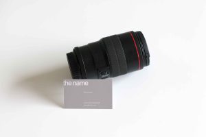 Photographer Business Card Mockup