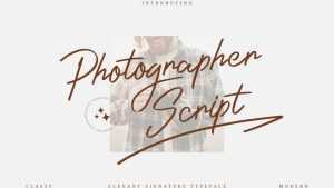 Photographer Script Font › Fontesk
