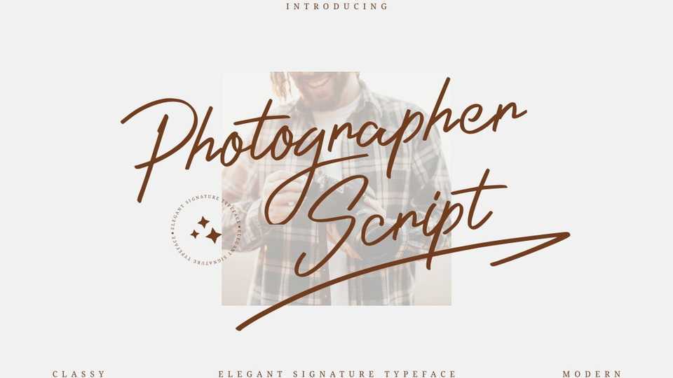 Photographer Script Font › Fontesk