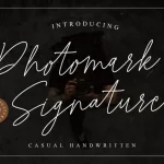Photomark Signature Font
