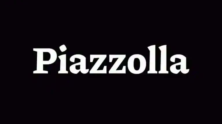 Piazzolla Serif Font Family