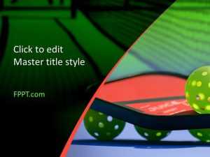 Pickleball PowerPoint Template