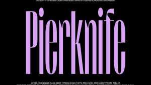 Pierknife Font › Fontesk