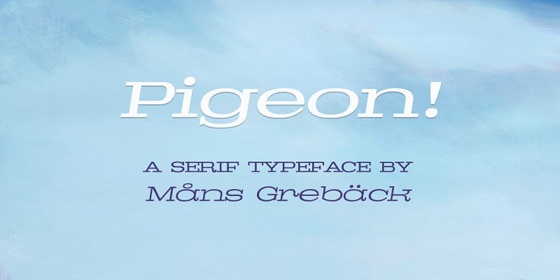 Pigeon Font Family