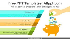 Piggy bank PowerPoint Diagram