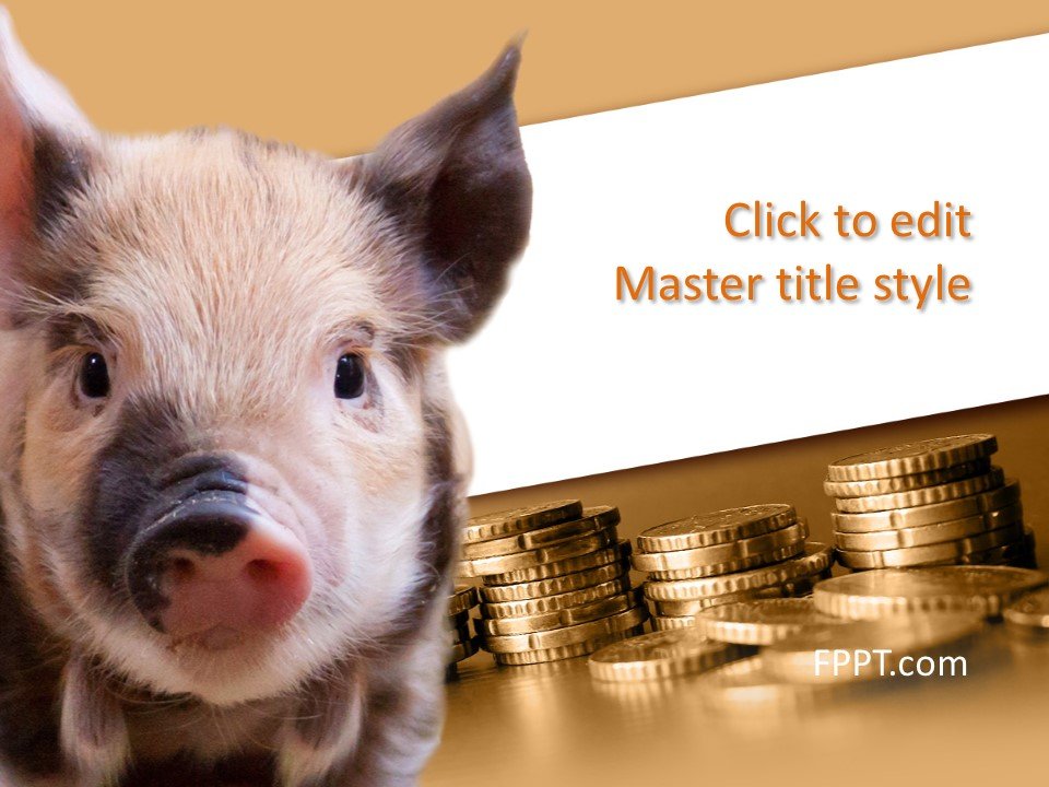 Piggy Bank PowerPoint Template