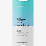 Pillow box mockup