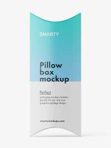 Pillow box mockup