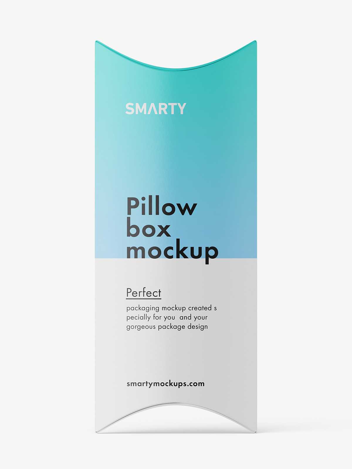 Pillow box mockup