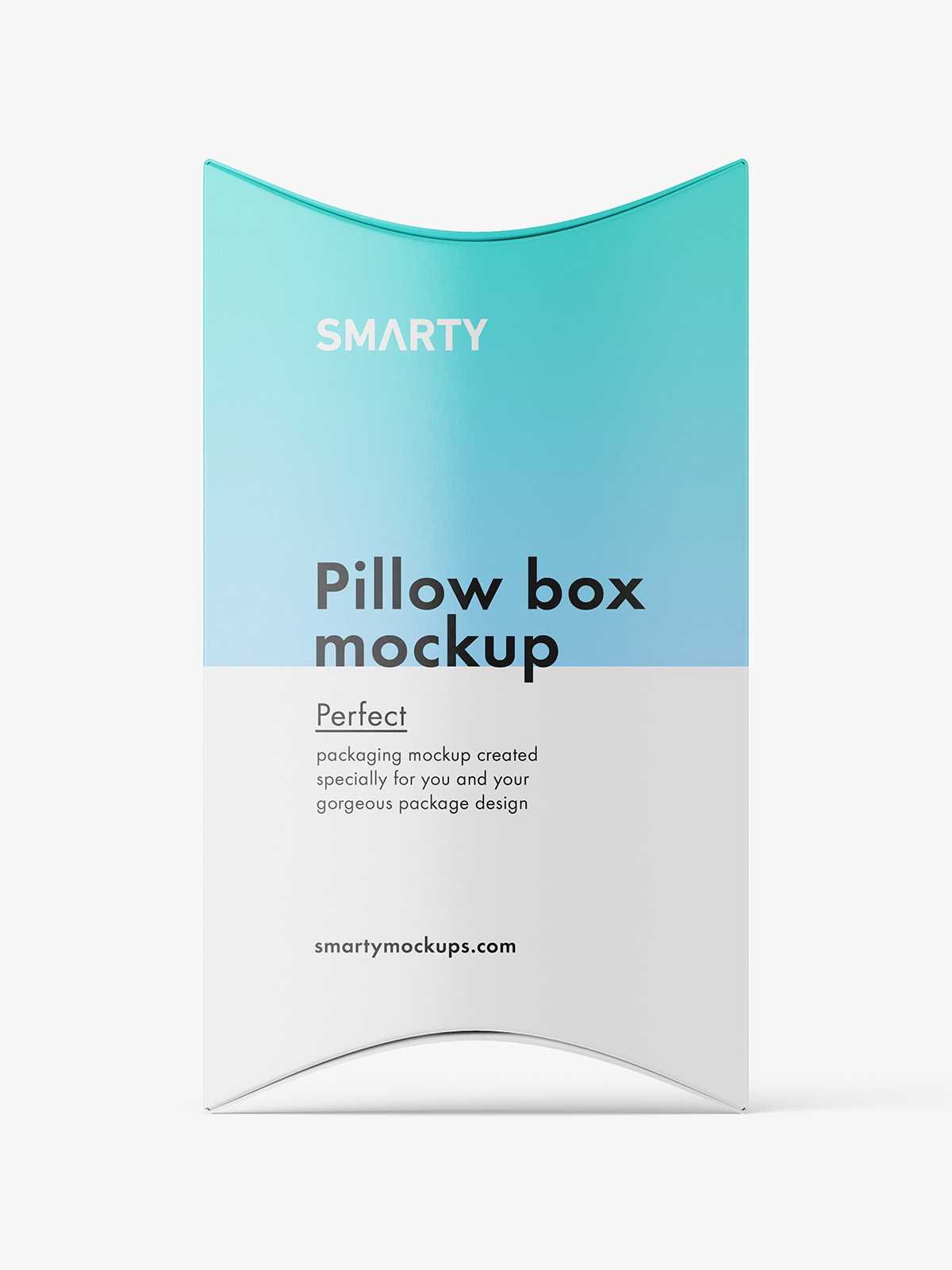 Pillow box mockup