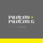 Piloton and Piloton G Free Fonts