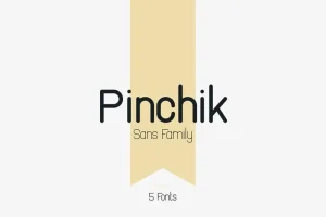 Pinchik Sans Serif Font Family