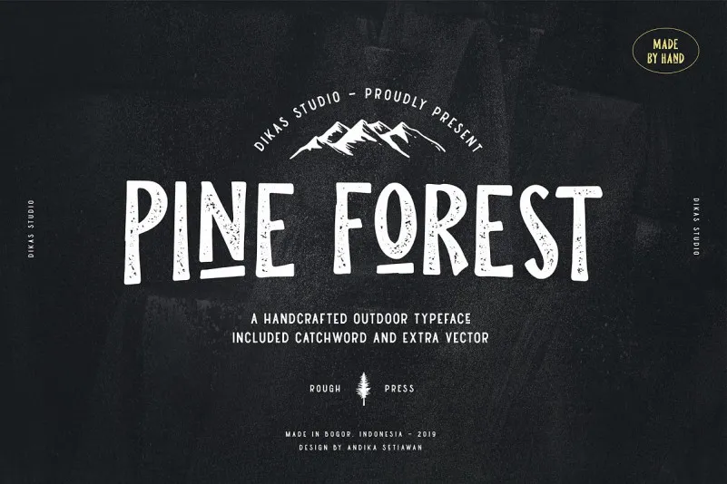 Pine Forest Font