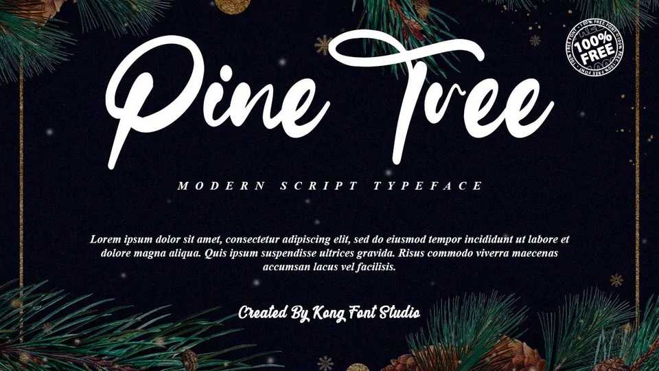 Pine Tree Font › Fontesk