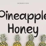 Pineapple Honey Font