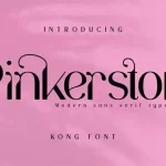 Pinkerston Sans Serif Font